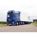 【予約】2019年4-6月以降発売予定P.T.A. DAF XF SUPER SPACE CAB 4x2 リーファートレーラー - 3軸 トラック /建設機械模型 工事車両 WSI 1/50 ミニチュア