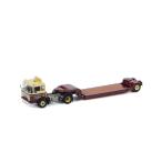 【予約】12月以降発売予定Van Wijgerden DAF 2600 4x2 LOWLOADER ODU 1 AXLEトラック トレーラー/WSI 1/50 建設機械 模型ミニカー  はたらく車 重機