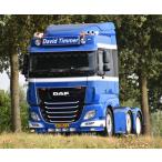 【予約】10-12月以降発売予定David Timmer; DAF XF SPACE CAB MY2017 6x2 TWIN STEER トラクタ /建設機械模型 工事車両 WSI 1/50 ミニチュア