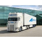 【予約】5-8月以降発売予定SCANIA S HIGHLINE  CS20H 6X2 TAG AXLE リーファートレーラー 3軸 トラック WSI 1/50 建設機械 模型ミニカー  はたらく車重機