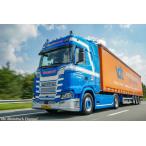 【予約】2021年1月-3月以降発売予定Van Deuveren Transport SCANIA 3軸トラック  /WSI 1/50 建設機械 模型
