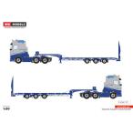 【予約】2021年1月-3月以降発売予定Van der Haar dak RAMPSトレーラー /WSI 1/50 建設機械