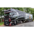 【予約】2021年1-3月以降発売予定Transports Bouyat SCANIA S HIGHLINE  CS20H 4x2 VOLUME TRAILER 3軸トラック  /WSI  建設機械模型 工事車両 1/50 ミニチュア