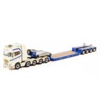 Twan Bierings; VOLVO FH4 GLOBETROTTER XL 10X4 TAG AXLE LOWLOADER 4軸 トラック トレーラー/WSI 建設機械模型 工事車両 1/50
