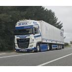【予約】8-10月以降発売予定De Man; DAF XF SUPER SPACE CAB MY2017 4X2 BOX TRAILER ３軸 トラック /WSI 建設機械模型 工事車両 1/50