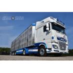 【予約】10-12月以降発売予定Isoardi  DAF XF SUPER SPACE CAB MY2017 4X2 LIVE STOCK TRAILER  3軸 トラック/WSI 建設機械模型 工事車両 1/50 ミニカー