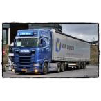 【予約】10-12月以降発売予定Van Dijken Transport  SCANIA S HIGHLINEトラック/WSI 建設機械模型 1/50