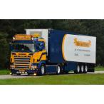【予約】12月以降発売予定Gebr. van Iterson SCANIA R5 FLAT ROOF 4X2 REEFER TRAILER 3軸 トラック/WSI 建設機械模型 工事車両 1/50 ミニカー