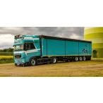 【予約】2022年発売予定PHT - PATRICK HENNIG DAF XF SUPER SPACE CAB MY2017 4X2 VOLUME TRAILER 3軸 トラック/WSI 模型 1/50