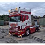 【予約】12月以降発売予定Maliepaard Transport; SCANIA R4 TOPLINE 6X2 TAG AXLE トラック トラクタ/模型 WSI 1/50