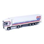 De Greef DAF XF 105 Space Cab カーテンサイダー トレーラー  3軸 /WSIダブリューエスアイ 1/50 　 9526