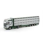 DAF XF 105 Super Space Cab Life Stock Trailer  3軸 トレーラー　模型/WSIダブリューエスアイ 1/50 10087