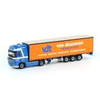 Van Deuveren DAF XF 105 Super Space Cab 3軸 カーテンサイド トレーラー /WSI 1/50 模型