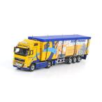 Ernst Franke VOLVOボルボ FH3 Globetrotter Cargo Floor Trailer 3軸 トレーラー /WSI 1/50 模型