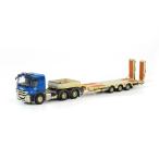 Kibag メルセデスアクトロス Mega Space Low Loader Semi 3軸 /WSIダブリューエスアイ 1/50  模型