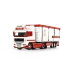 S.G. de Vries DAF XF 105 Super Space Cab Cargo Floor Trailer 3軸　トラック　トレーラー　/WSI 1/50 建設機械模型