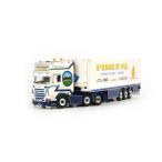 D'Hoine SCANIAスカニア R Topline リーファートレーラー　キャリア 3軸 トレーラー　/WSI 1/50 建設機械模型