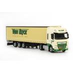 van Eijck DAF new XF SSC カーテンサイダー トレーラー3軸　/WSI  1/50 建設機械模型　ミニカー