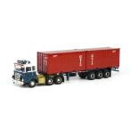 Groenenboom FTF FD serie コンテナトレーラー(3 as) &amp; 2 x 20フィートコンテナ　トラック /WSI 1/50 建設機械模型　ミニカー