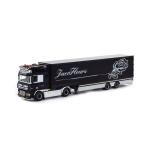 Jaco Fleurs DAF XF 105 Super Space Cab セミボックストレーラー トラック/WSI　1/50 建設機械模型　ミニカー