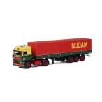 Nijdam DAF 3600 Space Cab Classic カーテンサイダートレーラー トラック/WSI　1/50 建設機械模型　ミニカー