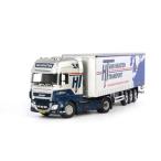 Van Heugten Transport DAF new XF SSC カーテンサイダートレーラー 3軸 トラック/WSI　1/50 建設機械模型　ミニカー