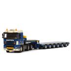予約7-9月以降発売予定Baetsen DAF XF 105 Space Cab Broshuis SL Module Trailerトレーラー 2+6+Beam トラック/WSI　1/50 建設機械模型　ミニカー