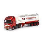 J.W.J. Rumping &amp; Zonen B.V. Volvoボルボ H4lobetrotter bellied powder tankerトラック　トレーラー /WSI 建設機械模型 工事車両 1/50 ミニチュア 重機