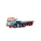 Transmiddenmeer FTF F Serie Classic flatbedトレーラー トラック /WSI 建設機械模型 工事車両 1/50 ミニチュア 重機