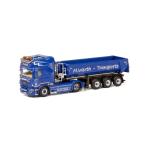 M. Werth-Transporte SCANIAスカニア R Topline Halfpipe ダンプ トラック トレーラー /WSI 建設機械模型 工事車両 1/50 ミニチュア