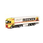 Van Reenen　DAF XF SSC　リーファートレーラー Carrier 3軸トラック /WSI 建設機械模型 工事車両 1/50 ミニチュア