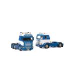 van den Broeck SCANIAスカニア R Highline + SCANIA R113/R143トラクタ /WSI  建設機械模型 工事車両 1/50 ミニチュア