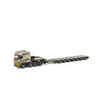Bloedorn メルセデスベンツアクトロス SLT Giga Space x4 Broshuis SL 100 tonner トレーラー 7軸 トラックトラクタ /WSI  建設機械模型 工事車両 1/50 ミニチュ