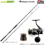 [ shore jigging introduction set ]* Major craft black sliding 1G XR1-1002M+ Abu Garcia Ocean field 3000H|3000SH