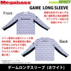 * Megabass GAME LONG SLEEVE игра длинный рукав ( белый ) [ суммировать стоимость доставки сломан ]