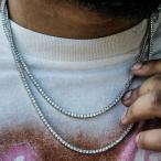 Yahoo! Yahoo!ショッピング(ヤフー ショッピング)GoldenGilt ゴールデンギルト 2.5mm Tennis Necklace - Silver Polished ネックレス チェーン ジュエリー アクセサリー メンズ ブランド ストリート