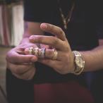 Yahoo! Yahoo!ショッピング(ヤフー ショッピング)GoldenGilt ゴールデンギルト Triple Row Eternity Ring リング 指輪 ジュエリー アクセサリー メンズ ブランド ストリート ストリート系 人気 デザイン