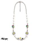 SALUTE サルーテ FLOWER ANARCHY SMILE NECKLACE NECKLACE おしゃれ かっこいい モテる STREET ストリート CASUAL 正規品