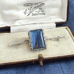 ショッピングアンティーク イギリスアンティーク　モルフォ蝶　スクエア　バーブローチ