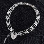  Англия Vintage London sterling серебряный Mini pado блокировка браслет (1983 год )