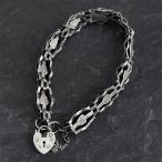 ショッピングイギリス イギリスヴィンテージ　パドロック　スターリングシルバー　ブレスレット
