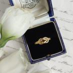 イギリスヴィンテージ　バーミンガム　9ct　インフィニティ　モチーフ　Knot 　リング