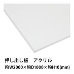 アクリルシート アクリル板 押し出し板 約横2000mm×縦1000mm×厚10mm 無色透明 原板 アクリルボード 押し出し製法 ボード クリア 保護パネル カバー