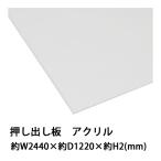 アクリルシート アクリル板 押し出し板 約横2440mm×縦1220mm×厚2mm 無色透明 原板 アクリルボード 押し出し製法 ボード クリア