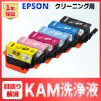 KAM-6CL-L KAM カメ EP-883 EP-882 EP-881 EP-884 EP-885 EP-886EPSON エプソン 洗浄 クリーニング カートリッジ 6色 インク目詰まり カスレ解消