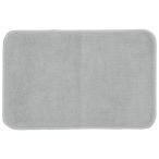 激落ちくん 瞬間吸水 バスマット (M ・約57×40cm) グレー/抗菌 防臭 加工/すべり止め / 5人家族でも使える