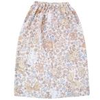 [キャサリンコテージ] タオル プールタオル ガールズ GT001 小花柄猫・ベージュ[CBEG] 80cm×120cm