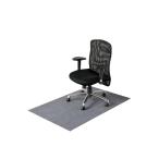 エレコム チェアマット 90cm×140cm 厚さ4mm ずれにくい ノンスリップ加工 マット デスク 椅子 移動スムーズ 吸音 床傷防止 滑り