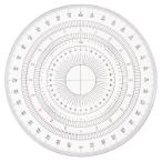  гонг Pas (Drapas) все иен транспортир акрил производства 12cm 16511