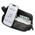 ショッピング筆箱 コクヨ ペンケース 筆箱 大容量 ツールペンケース カバコ ハーフポケット ブラック F-VBF262D